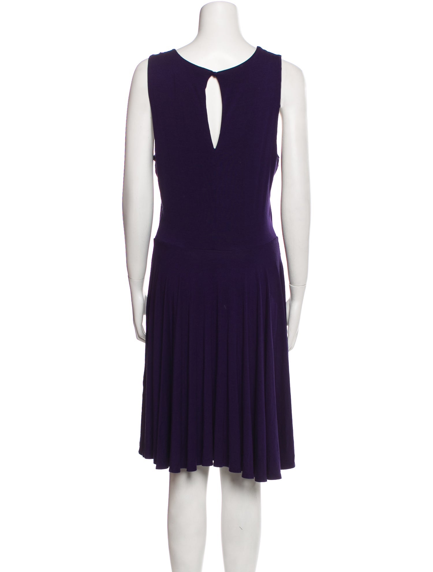 Cynthia Rowley Scoop Neck Knee-Length Dress
